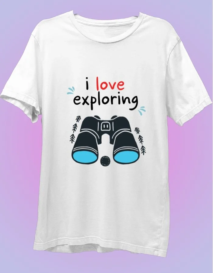 I Love Exploring - Girl's T-Shirt