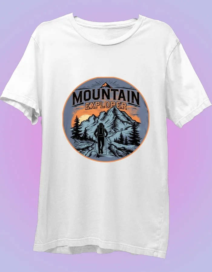 Mountain explorer White T-Shirt