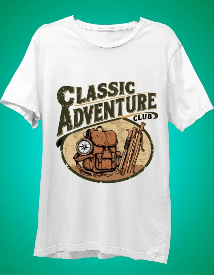 Classic Adventure Club White T-Shirt