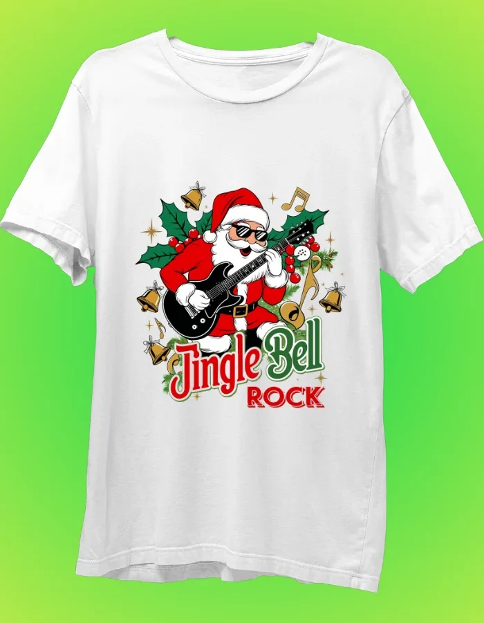 Jingle Bell Rock White T-Shirt