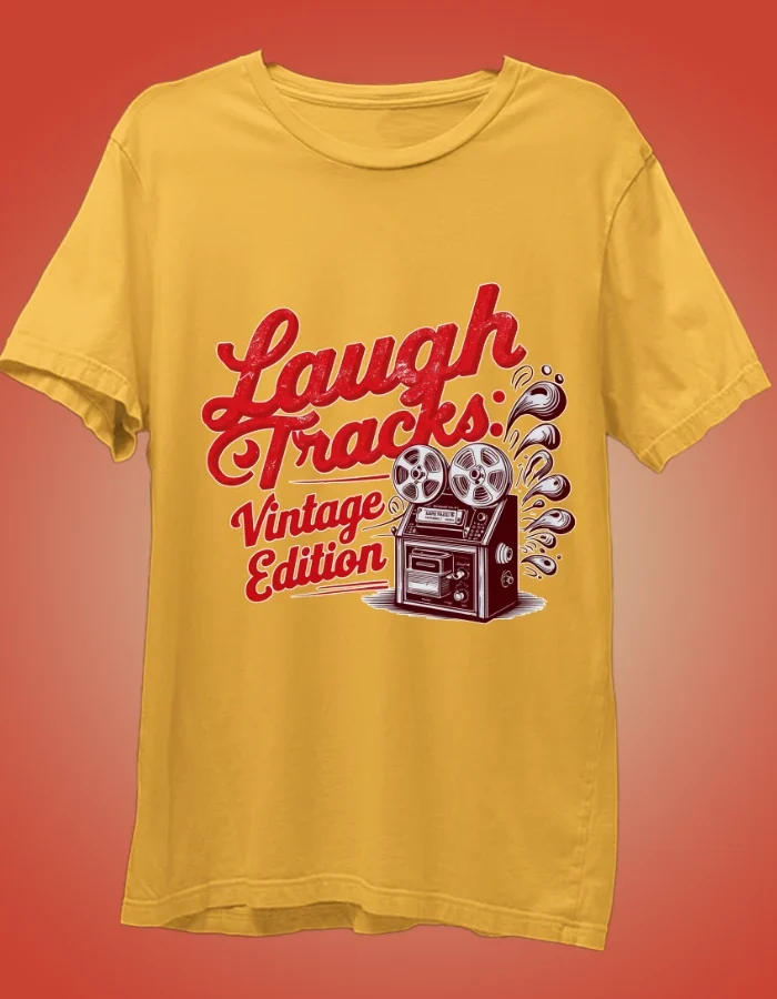 Laugh Tracks Yellow Tshirt