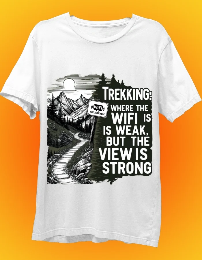 Trekking & Mountain T-Shirts for Adventure Lovers