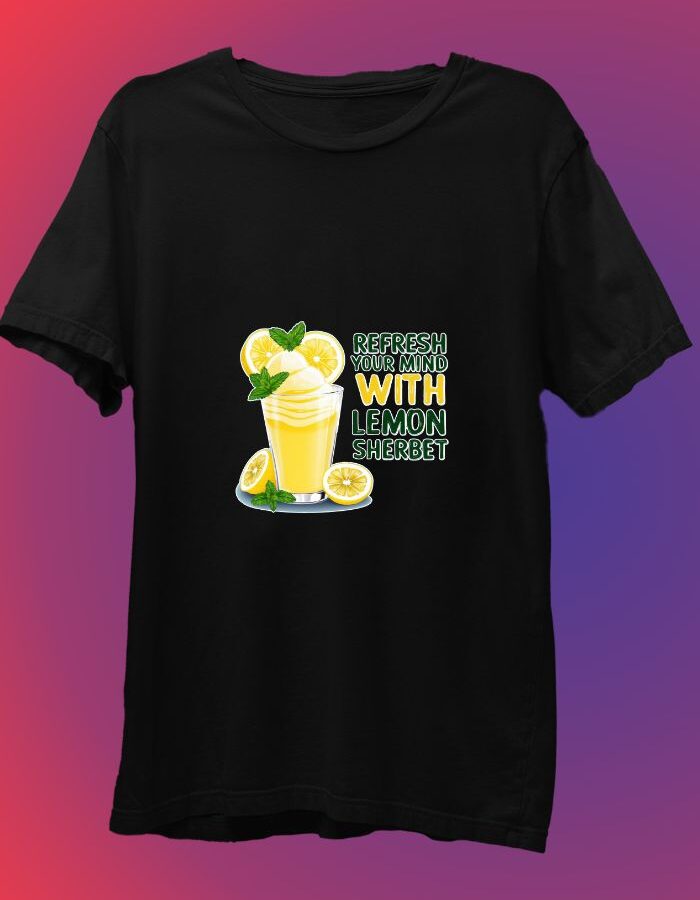 Refresh your mind with lemon sherbet