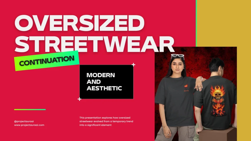 Oversized Streetwear Presentation Slide