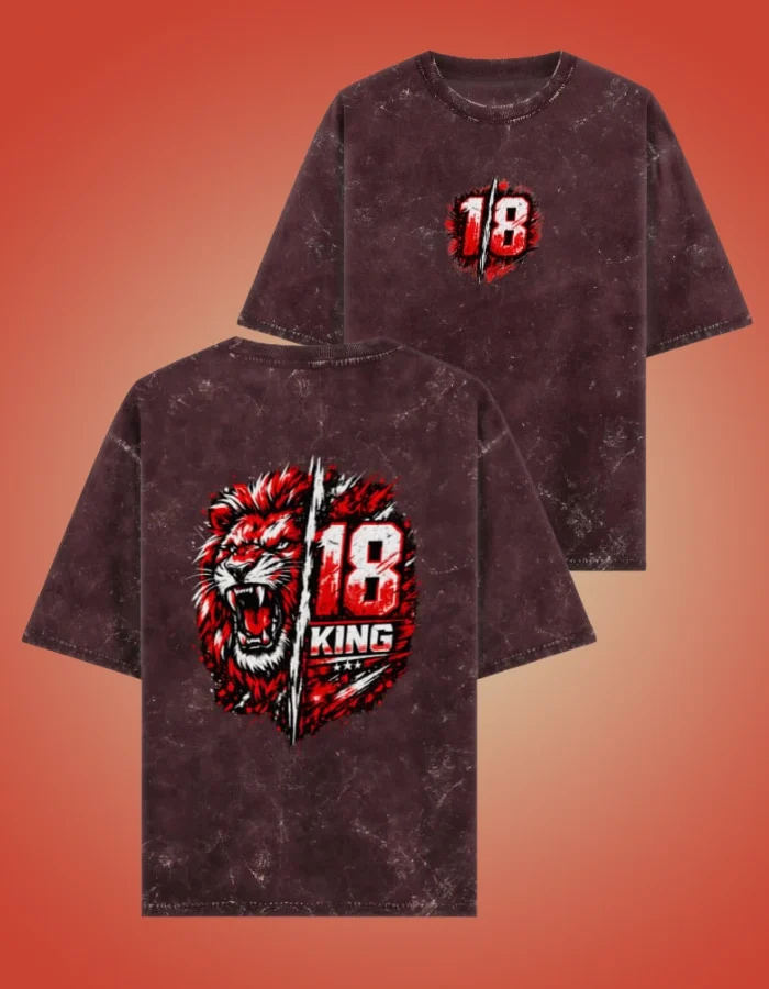18 King Lion Graphic T-shirt