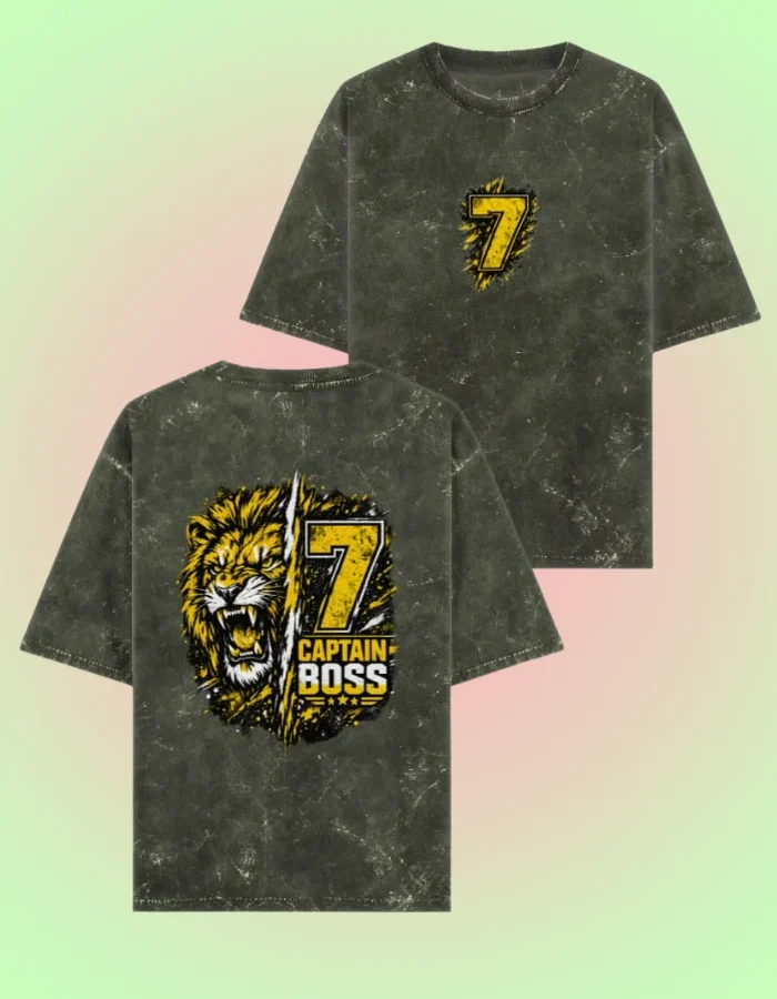 Captain Boss Lion Graphic T-shirt