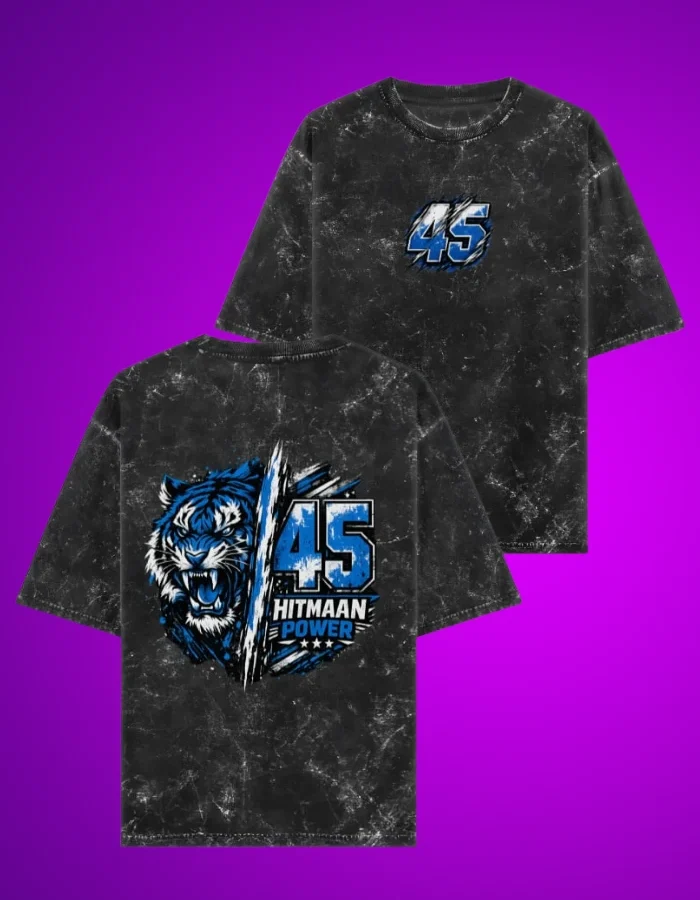 Hitmaan Power Distressed Tiger Tee