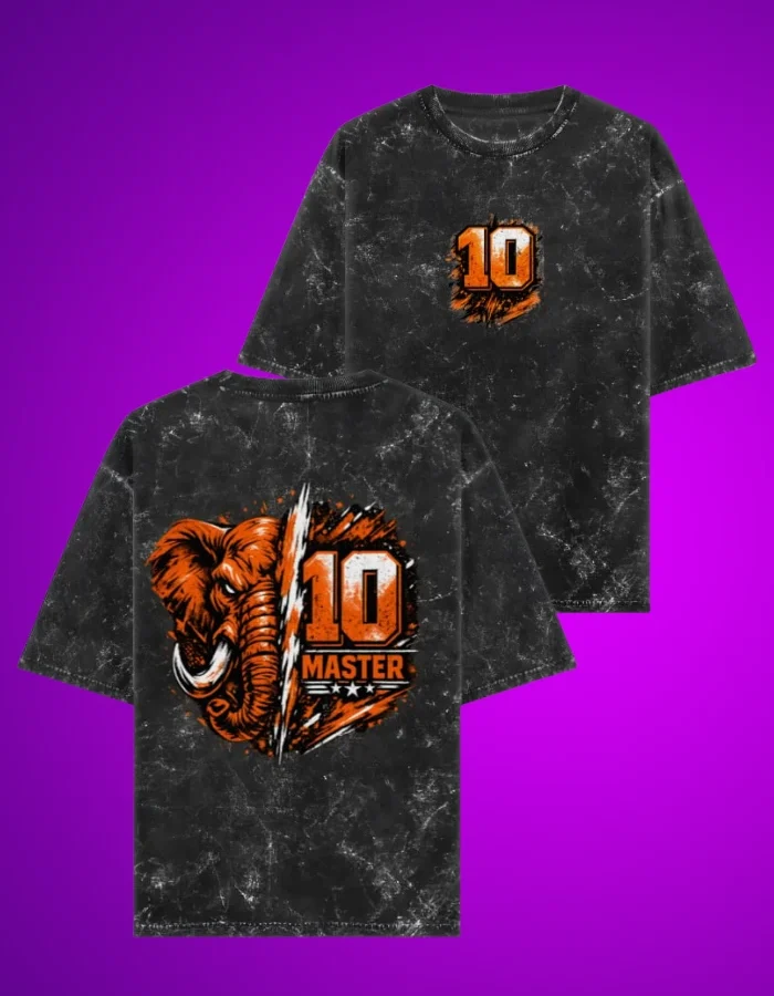 Orange Elephant Master Graphic Tee