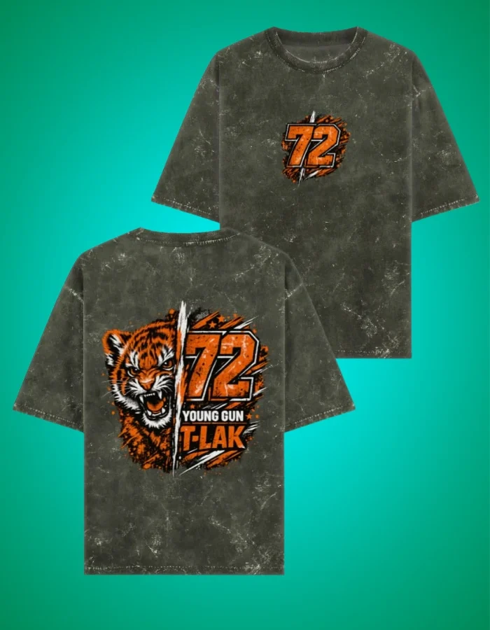 Tiger 72 Acid Wash T-shirt